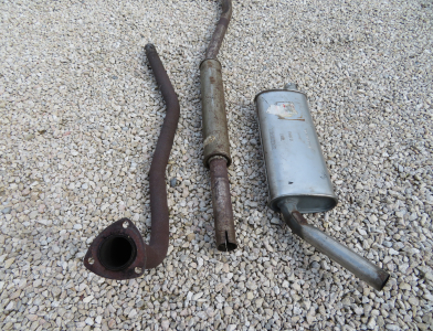 Triumph Spitfire MkIII 1300er Auspuff komplett (ab Krümmer)